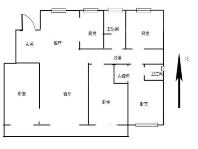 中湖明月锦兰苑 4室 2厅 140平米