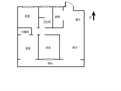 中湖明月明理苑 3室 2厅 106平米