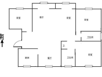 汉都中国府 4室 2厅 138平米