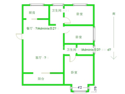 望湖新村 3室 2厅 115平米