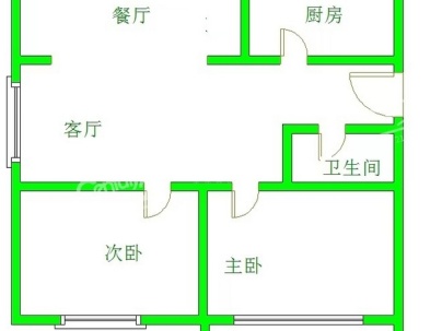 仁和小区 2室 2厅 89平米