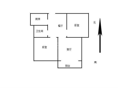 金岩小区 2室 1厅 89平米