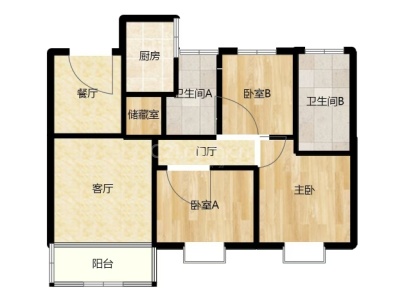 华松兰墅颐景 3室 2厅 130.97平米