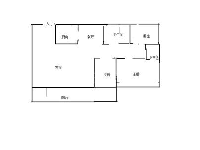 君悦澜山 3室 2厅 139平米