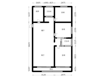 中湖明月耕学苑 3室 2厅 114平米