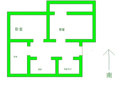 三车队家属院 2室 1厅 71.46平米