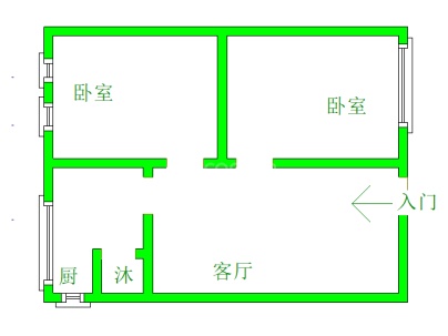 财政巷自建房 2室 1厅 60平米