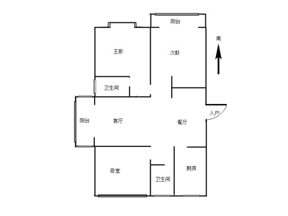 元泰中华园2期（C区、D区） 3室 2厅 134平米