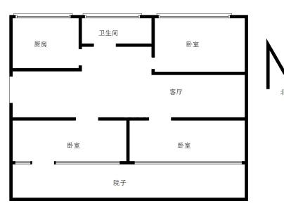 东关三棉小区 3室 2厅 100平米
