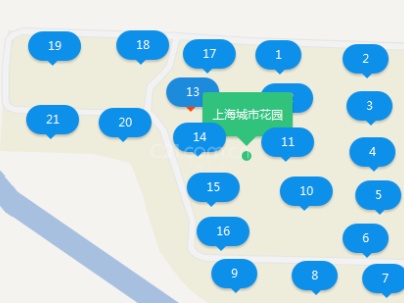 上海城市花园(步梯) 3室 2厅 135平米