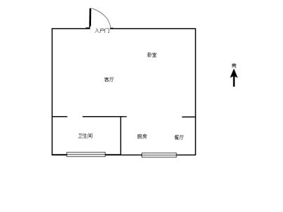 中环广场 1室 1厅 35平米