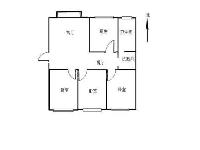建行家属院(文化路凯旋路) 3室 2厅 110平米