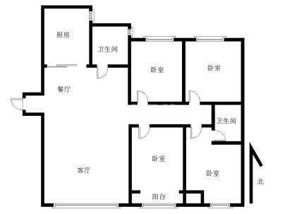 东方锦江国际花园 4室 2厅 204平米