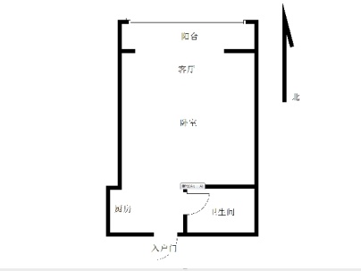 弘盛王朝 1室 1厅 47平米