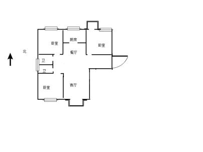 南湖公馆(小高层) 3室 2厅 128.5平米