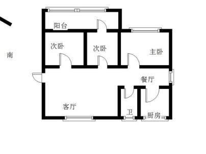 科委家属院(华夏路) 3室 2厅 110平米