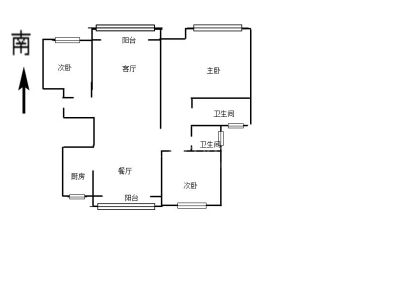 建业十八城五期（山水湖城） 3室 2厅 133平米