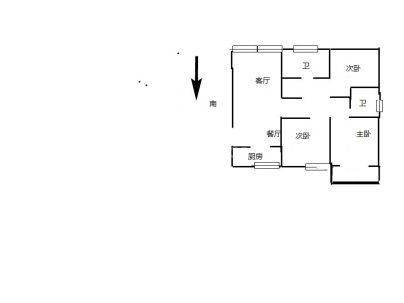 绿城诚园(安置房) 3室 2厅 119平米