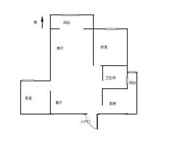 桂圆（园）小区 2室 2厅 102.6平米