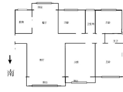 海亚香樟园 4室 2厅 162平米