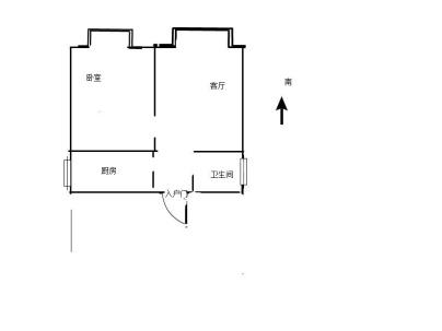 锦绣家园(清凉寺) 1室 1厅 53平米