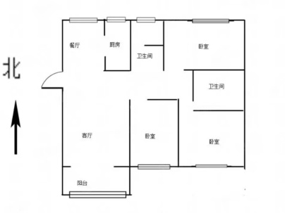兰亭苑 3室 2厅 136平米