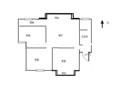 百乐居 3室 2厅 95.6平米
