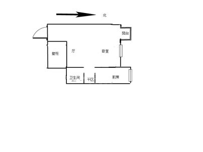 金桥荷香 1室 1厅 43平米