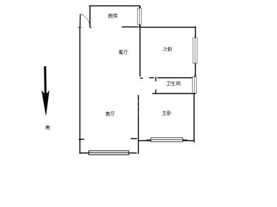 白云公馆 2室 2厅 99.7平米