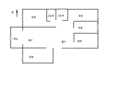 西韵嘉园 4室 2厅 170平米