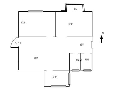 联圣小区 3室 2厅 130平米