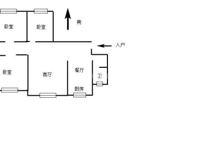 锦绣家园(清凉寺) 3室 2厅 129.4平米