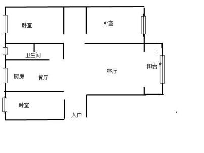 锦绣家园(清凉寺) 3室 2厅 129平米