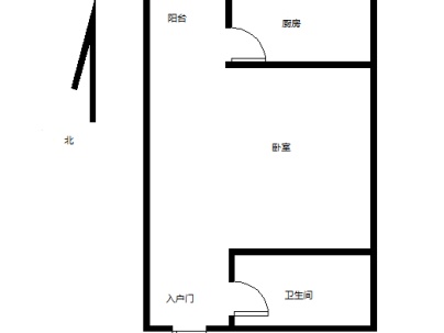应天国际广场(住宅) 1室 1厅 35平米