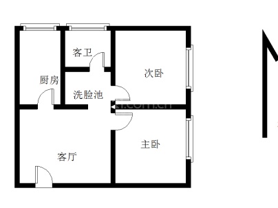 宇鑫国际广场 2室 2厅 70平米
