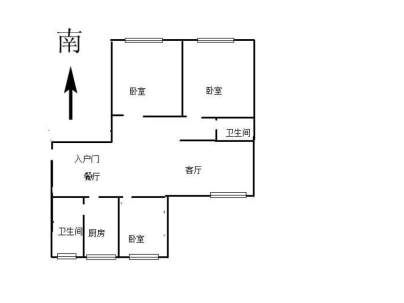天泰福地 3室 2厅 144平米