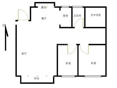 建业森林半岛 2室 2厅 128平米