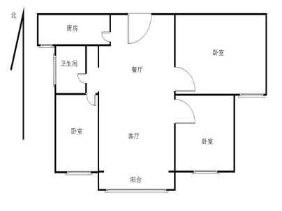 尚都国际 3室 2厅 111平米