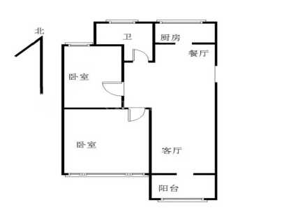 祥和小区(锦绣路) 2室 1厅 105平米