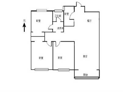 悦珑府(高层) 3室 2厅 106平米