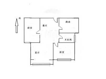 信华城一期(高层) 2室 2厅 89平米