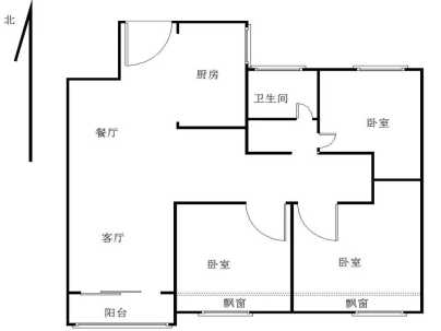 悦珑府(高层) 3室 2厅 108平米