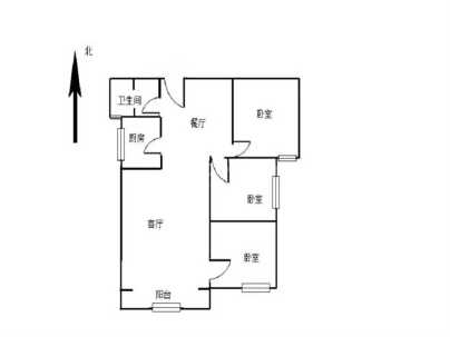 兆隆金盾国际(珠江路) 3室 2厅 103平米