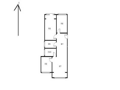 信华城三期(高层) 3室 2厅 113平米
