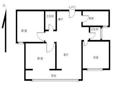 绿地城六区 3室 2厅 112平米