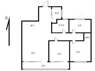 华锦院子(小高层) 3室 2厅 115平米