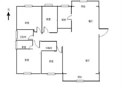 建业公园里(高层) 3室 2厅 162.65平米