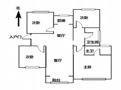 信华城三期(洋房) 4室 2厅 149.6平米