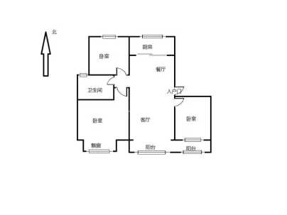 金色福园 3室 2厅 103平米