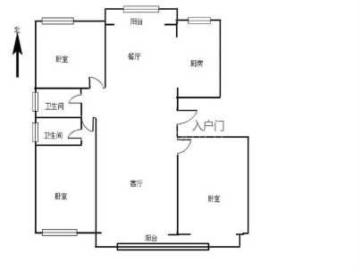 南湖公馆(小高层) 3室 2厅 137平米